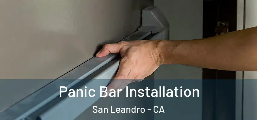 Panic Bar Installation San Leandro - CA